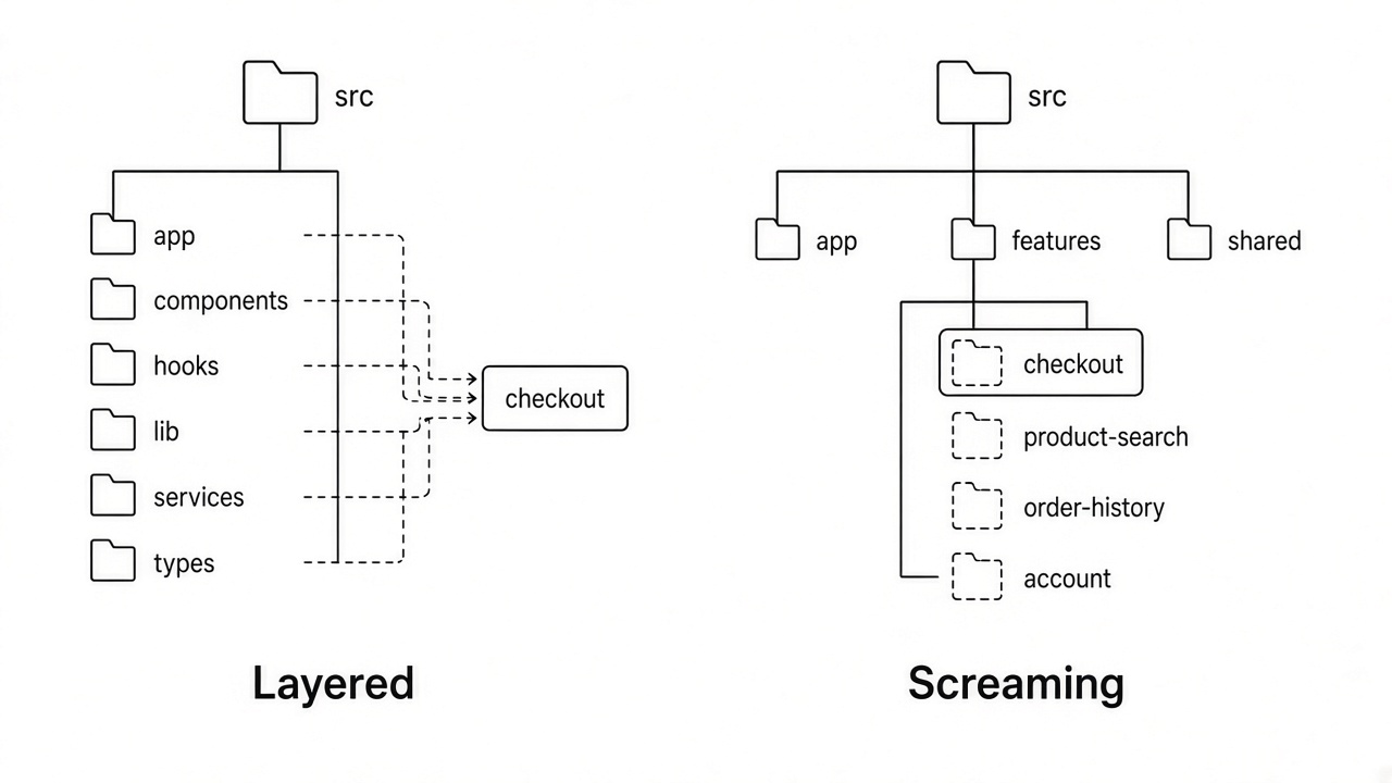 layered vs screaming comparison